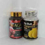 1 set hip button enlarged soft capsules+maca capsules