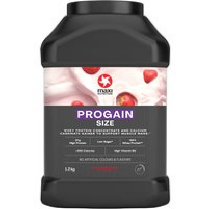 Maxi Nutrition Progain Protein Powder for Size and Mass 1200g, Strawberry