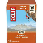CLIF BAR - Crunchy Peanut Butter - Made with Organic Oats -11g Protein - Non-GMO