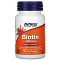 Biotin, 1,000 mcg, 100 Veg Capsules