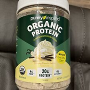 Purely Inspired Organic Plant-Based Protein Powder Vanilla 20g Protein 1.25 Lbs