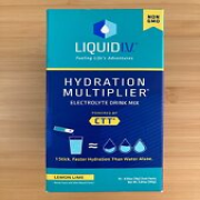 Liquid I.V. 10 Pack Lemon Lime Electrolyte Drink Mix Powder Hydration