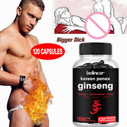 1650mg Red Korean Ginseng Capsules 40% Ginsenosides 20:1 Panax Extract