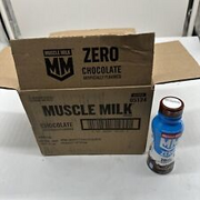 Muscle Milk Zero Protein Shake, Chocolate, 20g Protein, 11.16oz (Pack of 12)