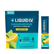 Liquid I.V. Hydration Multiplier Electrolyte drink mix tropical punch packets.