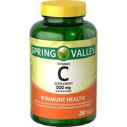 Spring Valley Vitamin C Supplement with Rose Hips, 500 mg, 250 count