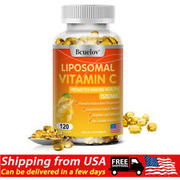 High Potency Liposomal Vitamin C Capsules-1200mg-Immune Booster-30to120 Capsules