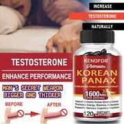 Korean Red Ginseng Root Extract 1600mg Maximum Strength Ginsenosides 30to20 Caps
