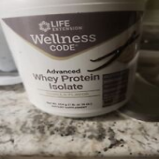 Whey Protein Isolate Vanilla Life Extension Wellness Code Advanced