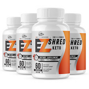 EZ Shred Keto Diet Pills - 4 Bottles 240 Capsules