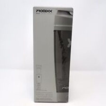 Promixx Pro Gray Smooth Nutritional Li-Poly Rechargeable Shaker Bottle NEW