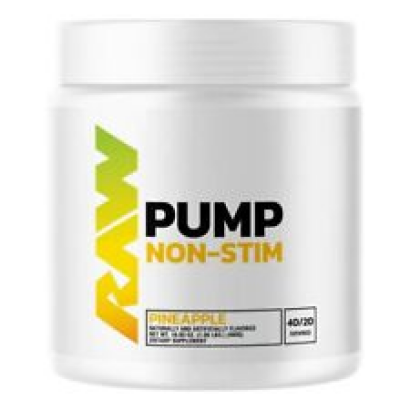 Raw Nutrition Pump Non-Stim, Strawberry Lemonade - 480g