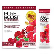 Pureboost Superfoods Clean Energy Drink Mix with B12, 7 Organic Red Superfoods