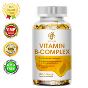 Vitamin B Complex w/ Vitamin C Immune, Energy & Nervous System Support 120 Caps