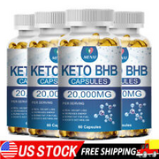 1-4 Keto BHB Capsules Fat Burn Appetite Suppressant Weight Loss,Detox Keto Diet