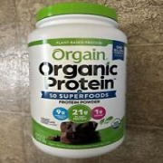 *NEW* Orgain: Organic Plant Protein Chocolate Power 42.3 oz  9g Fiber Prebiotic