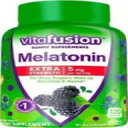 Vitafusion Extra Strength Melatonin Gummy Vitamins, 5mg, 120 ct Gummies SL