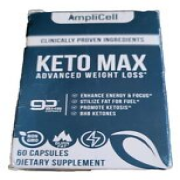Keto Max Amplicell Advanced Weight Loss 60 Capsules Dietary Supplement Diet Pill