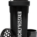 Shaker Bottle - 24 Ounce Plastic Protein Shaker Bottle for Pre & Post Workout wi
