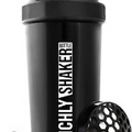 Shaker Bottle - 28 Ounce Plastic Protein Shaker Bottle for Pre & Post Workout wi