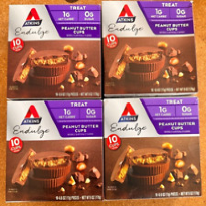 40 CUPS Atkins Endulge Treat Peanut Butter Cups Low Carb Value Pack EXP 3/24