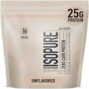 Isopure, Zero Carb 100% Whey Protein Isolate, 25g Protein Powder Unflavored 1 lb