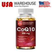 Coenzyme Q-10 300mg Antioxidant,Heart Health Support,Increase Energy 120 Capsule