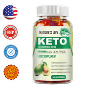 Keto DIet Gummies 20000mg Advanced ACV Weight Loss Fat Burner Dietary Supplement