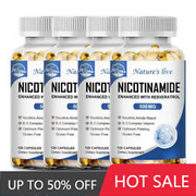 Nicotinamide Resveratrol 500MG, NAD Supplement Anti-aging 120/240/480 Capsules