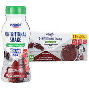 Equate High Protein Complete Nutritional Shake, Calcium and Vitamin D, Chocolate