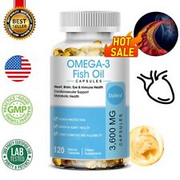 Omega 3 Fish Oil Capsules Triple Strength Joint Support 3600 mg EPA & DHA