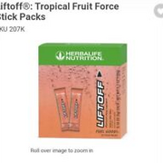 HERBALIFE Liftoof Tropical Fruit Force 30 Stick Packs exp: 12/2025