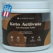 Konscious Keto Activate Dark Chocolate Truffle BHB Ketones New Sealed Exp. 11/25