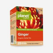 ^ Planet Organic Ginger Herbal Tea x 25 Tea Bags