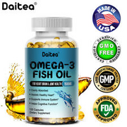 Omega-3 Fish Oil Heart, Brain, Joint Health 1500 Mg Supplement