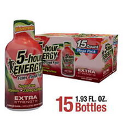 5-hour ENERGY Shot, Extra Strength, Watermelon Dietary Supplement Mega Pack,