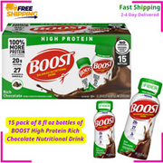 BOOST High Protein Nutritional Drink 20 Grams Protein,Rich Chocolate, 15 - 8 FL