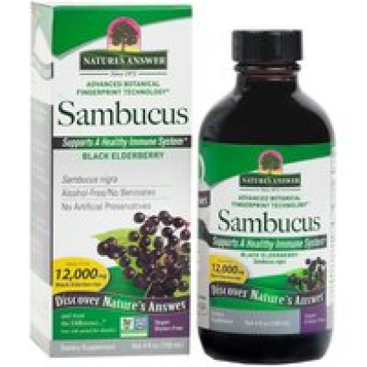Natures Answer Sambucus Black Elderberry, 120ml