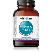 Viridian Vitamin C + Zinc Powder, 100gr