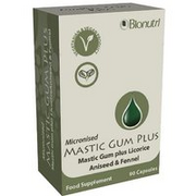 Bionutri Micronised Mastic Gum Plus Licorice, Aniseed & Fennel, 90 Capsules