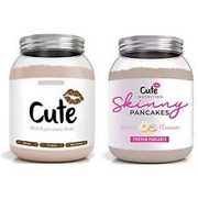 Cute Woman Meal Replacement 500g Diet Protein Slimming Shake + Pancake Mix
