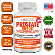 Saw Palmetto & Zinc 30 To 120 Capsules for Prostate Health Support Supplement