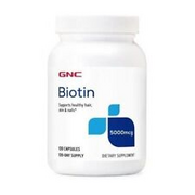 Biotin 5000 mcg, 120 capsules, CNG