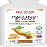 Maca Root Extract 120 Capsules 5000Mg - with Zinc - High Strength Supplement - O