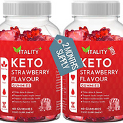 2 Pack Premium Keto Gummies Weight Loss Support Supplement - 120 Gummies – Straw