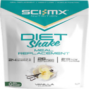 SCI-MX Diet Meal Replacement Shake - Vanilla Flavour - High Protein Shake + 24 E