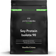 Protein Works Soy Protein 90 (Isolate) Protein Powder | 100% Plant-Based | Low F