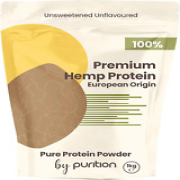 Natural 100% Vegan, British, Hemp Protein Powder by Purition - Plant-Based Prote