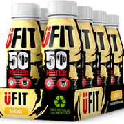 UFIT High 50G Protein Shake, No Added Sugar, Low in Fat, Banana Flavour Ready to