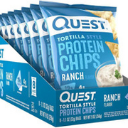 Quest Nutrition Tortilla Chips Ranch 8/Box, 256 G